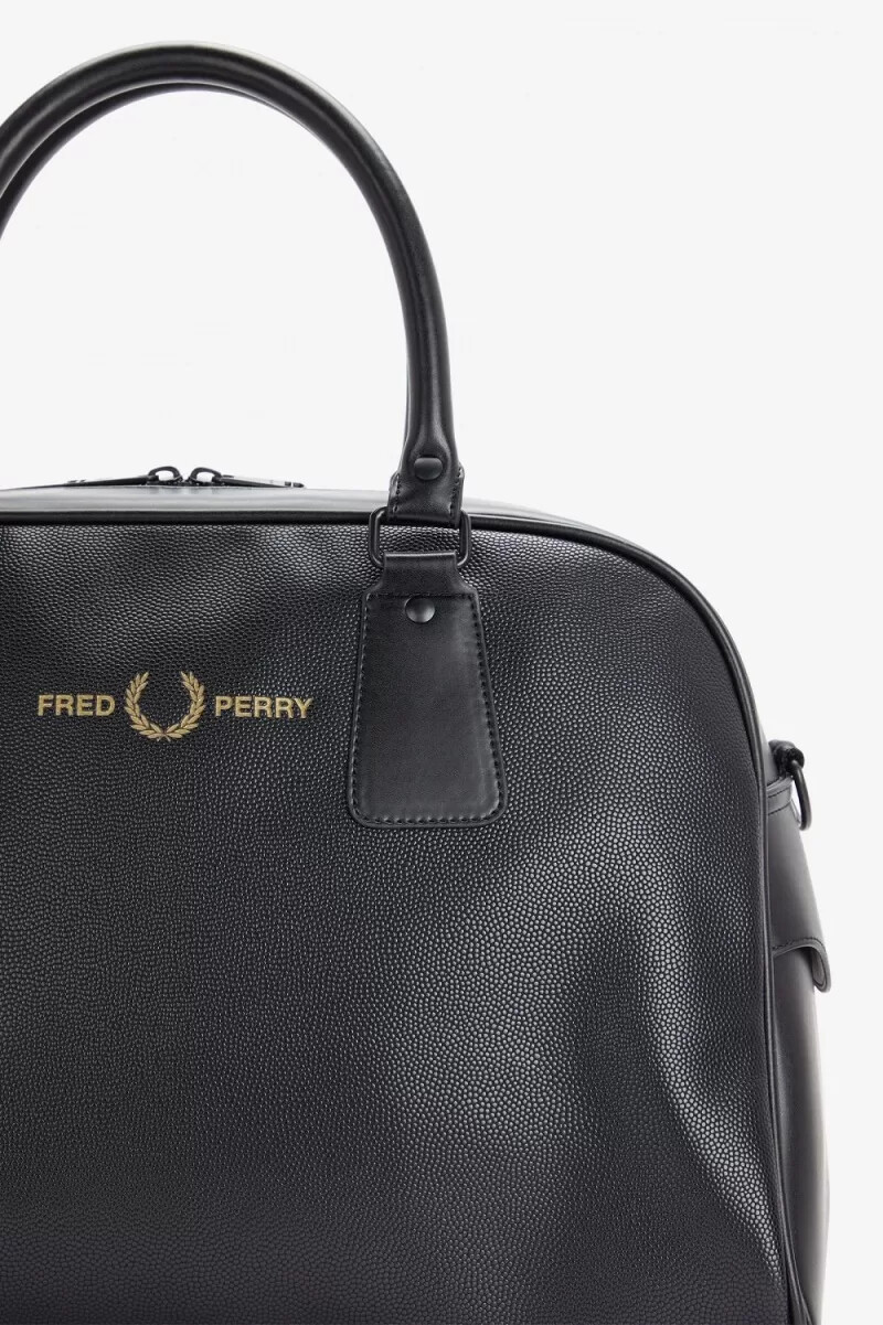 fred perry scotch grain grip mens bags black