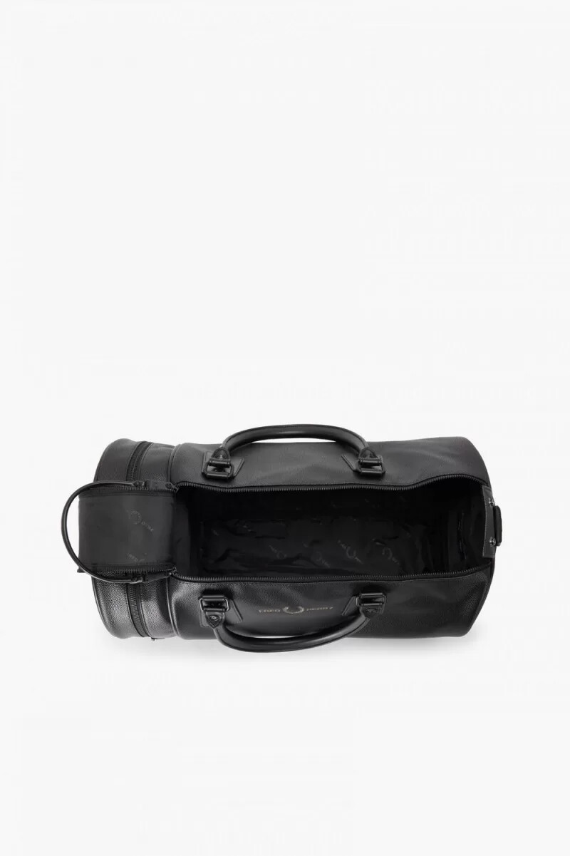 fred perry scotch grain barrel mens bags black