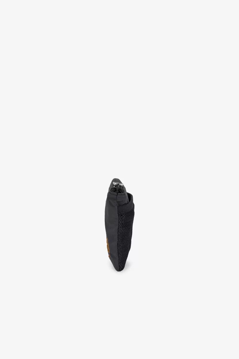 fred perry crinkled nylon lanyard mens bags anchor grey