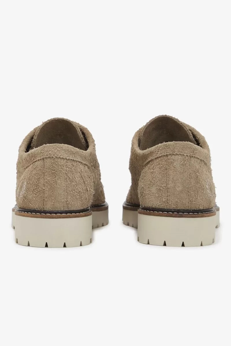 fred perry low kenney mens boots warm grey