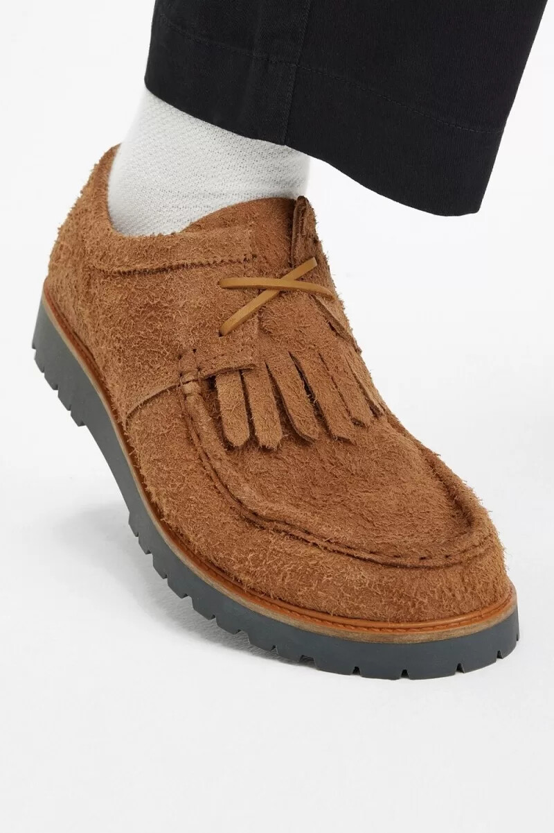 fred perry low kenney mens boots dark coffee