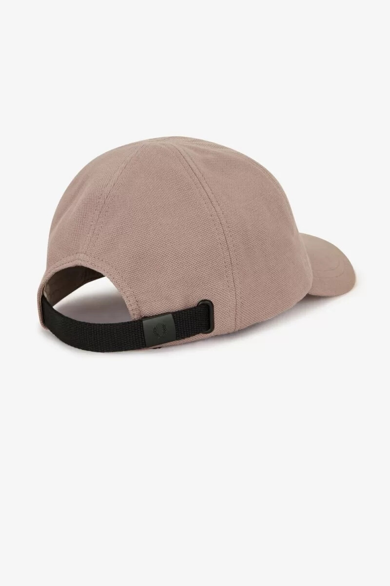 fred perry classic pique mens caps dark pink black