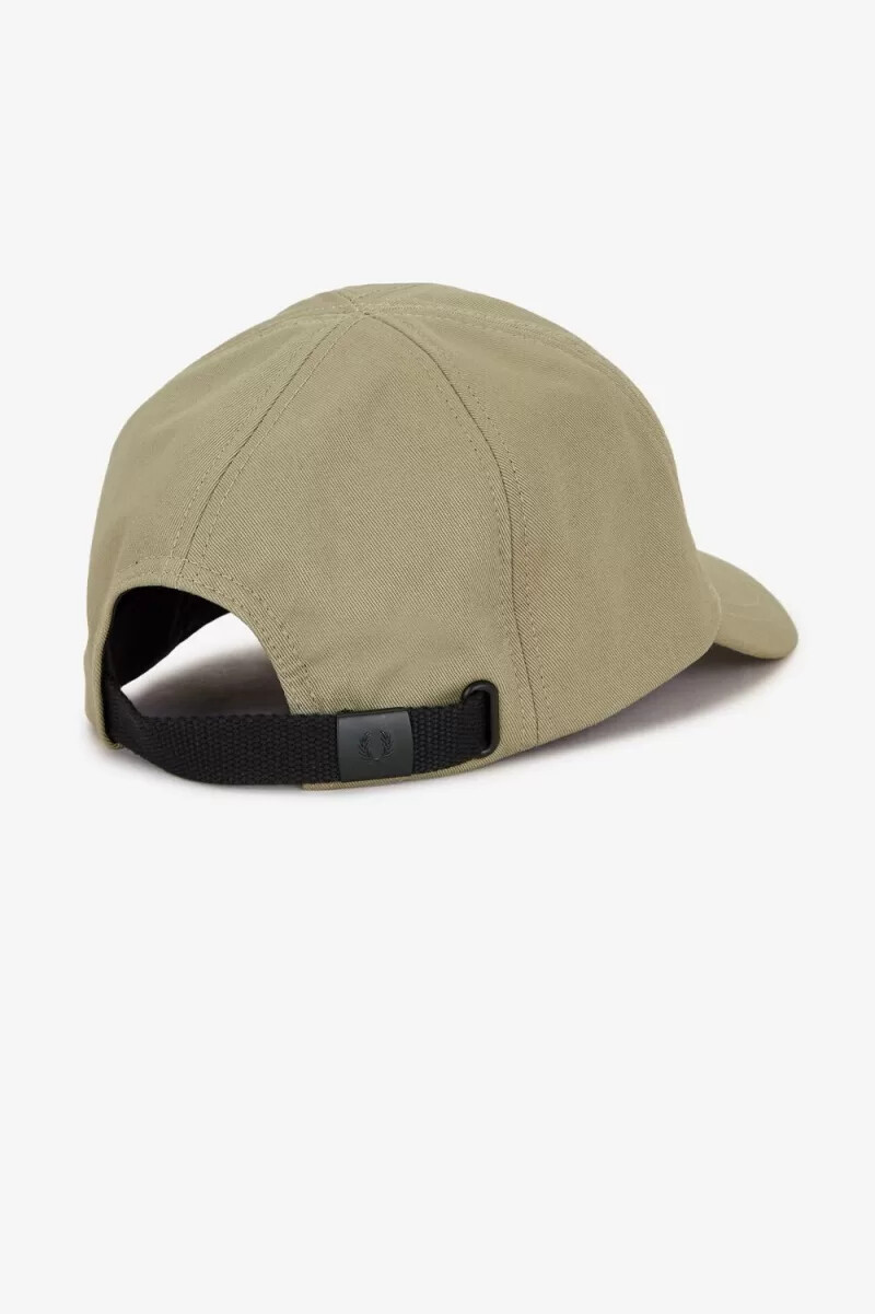 fred perry graphic branded twill mens caps warm grey