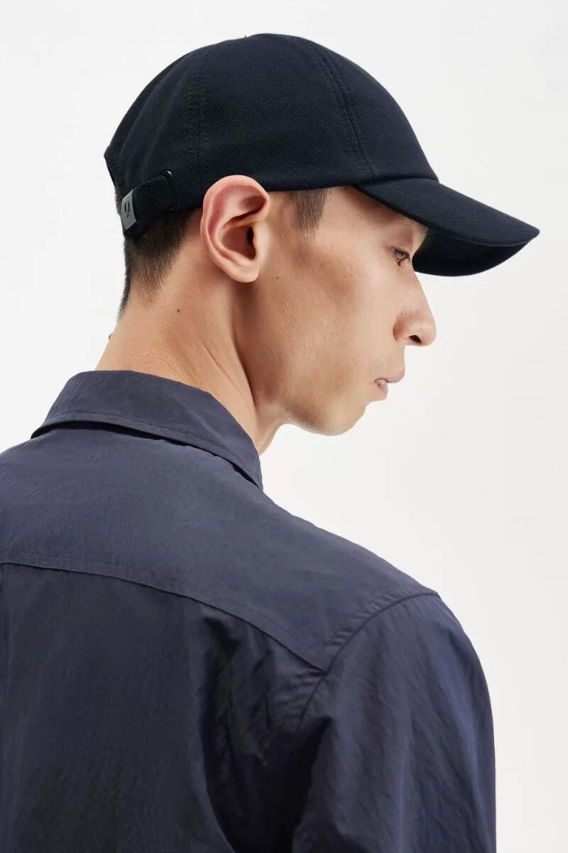 fred perry classic pique mens caps navy brown