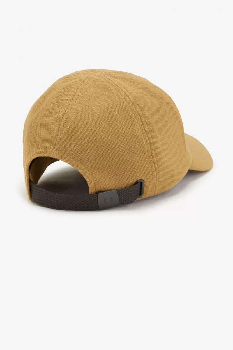 fred perry classic pique mens caps dark coffee black