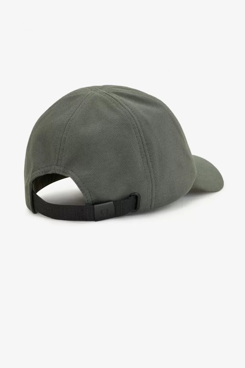 fred perry classic pique mens caps field green black