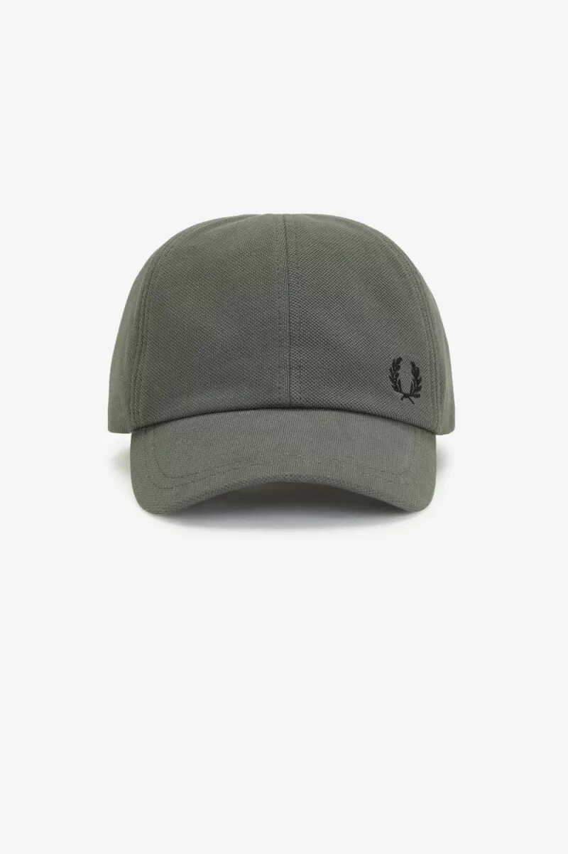 fred perry classic pique mens caps field green black