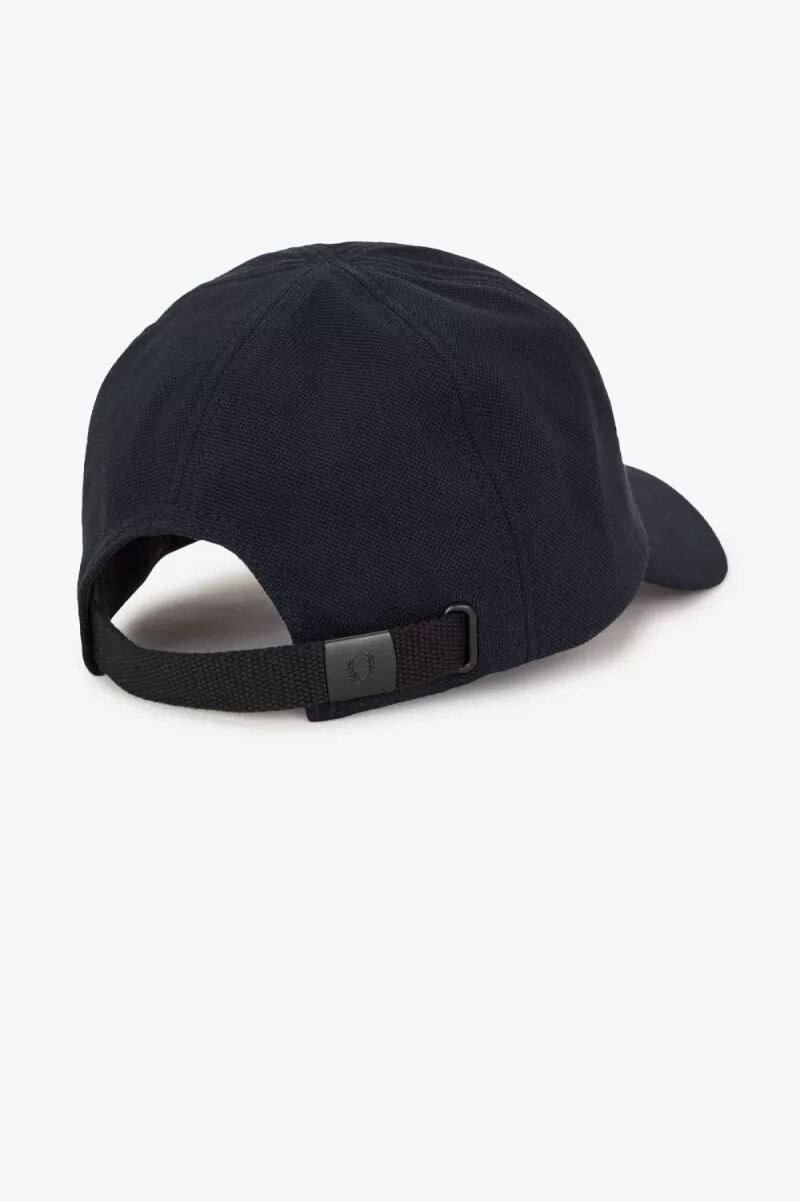 fred perry classic pique mens caps navy snow white