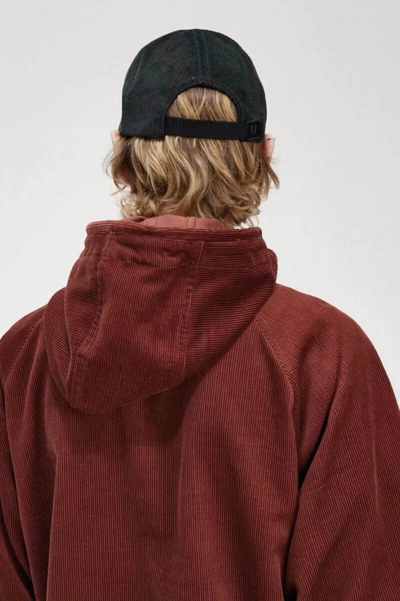 fred perry cord overhead mens jackets whisky brown