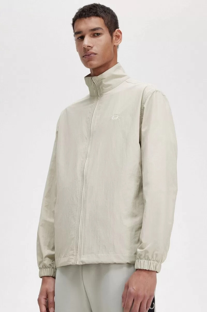 fred perry woven track mens jackets light mint