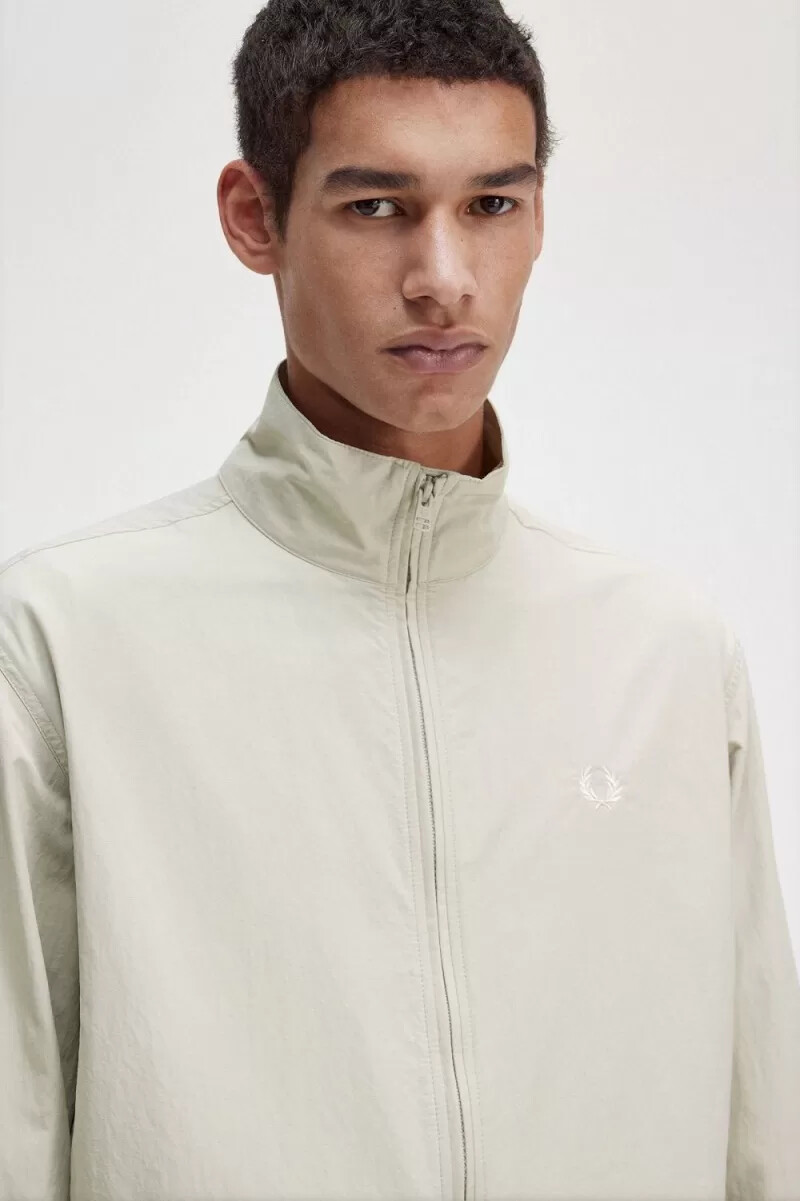 fred perry woven track mens jackets light mint