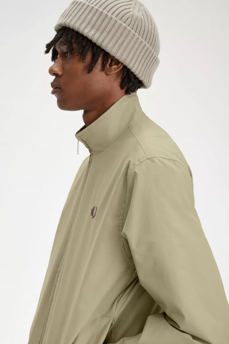 fred perry brentham mens jackets warm grey