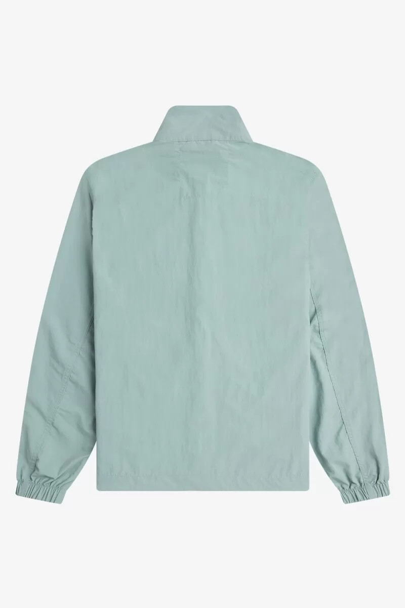 fred perry woven track mens jackets silver blue