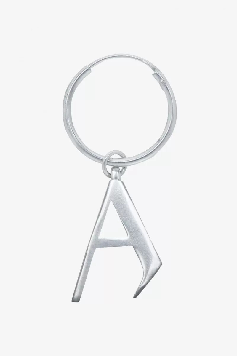 fred perry sterling silver earring mens jewellery metallic silver