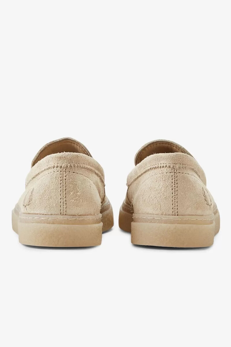 fred perry dawson tassel mens loafers oatmeal