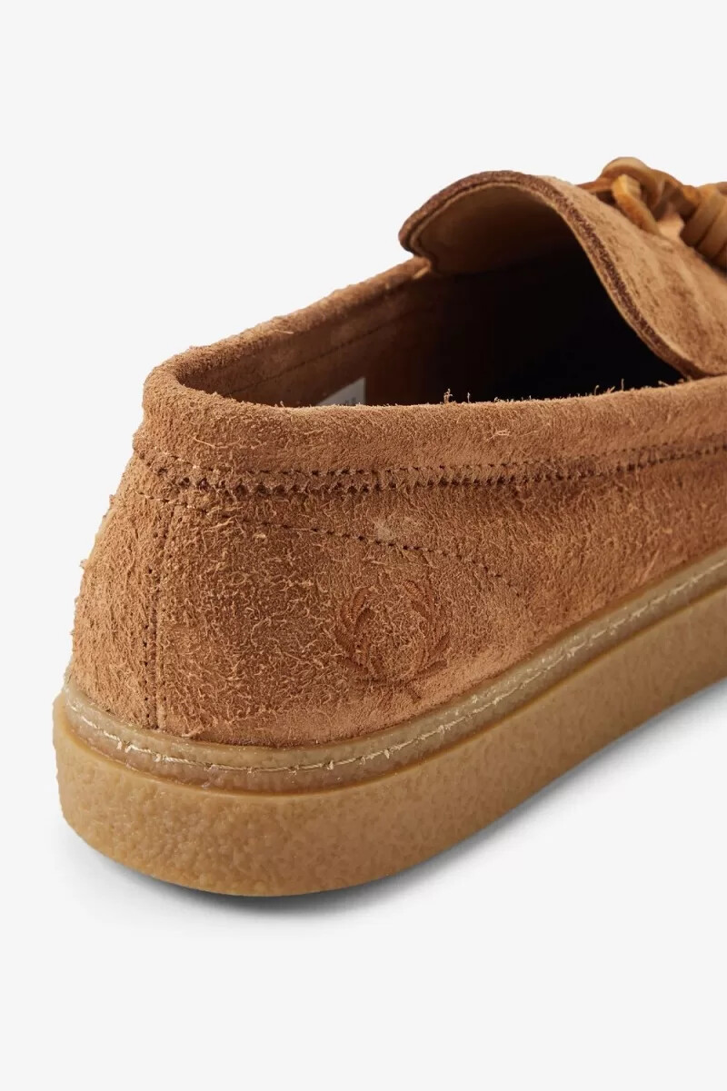 fred perry dawson tassel mens loafers dark coffee