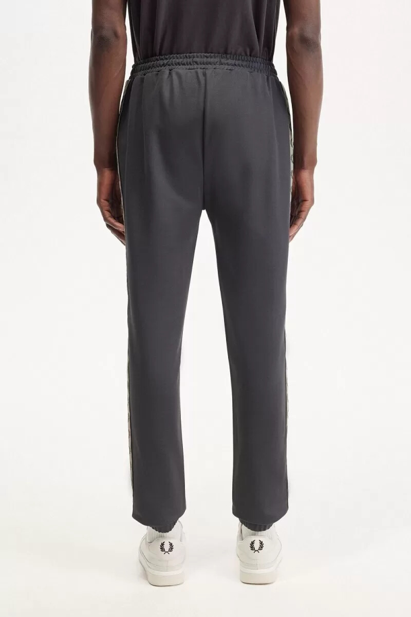 fred perry contrast tape track mens pants anchor grey black