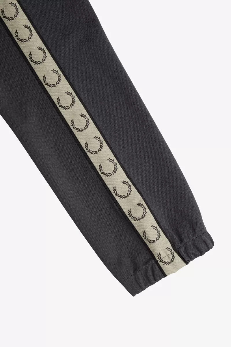 fred perry contrast tape track mens pants anchor grey black