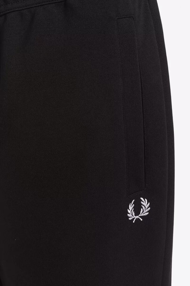 fred perry reverse tricot track mens pants black