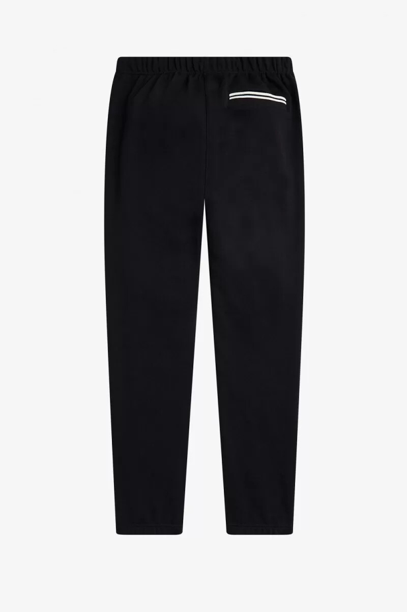 fred perry loopback sweat mens pants black