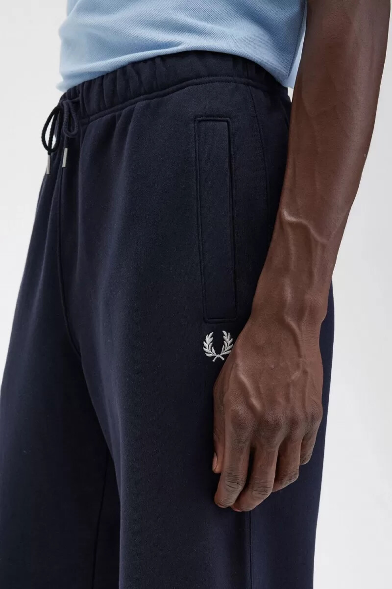 fred perry loopback sweat mens pants navy