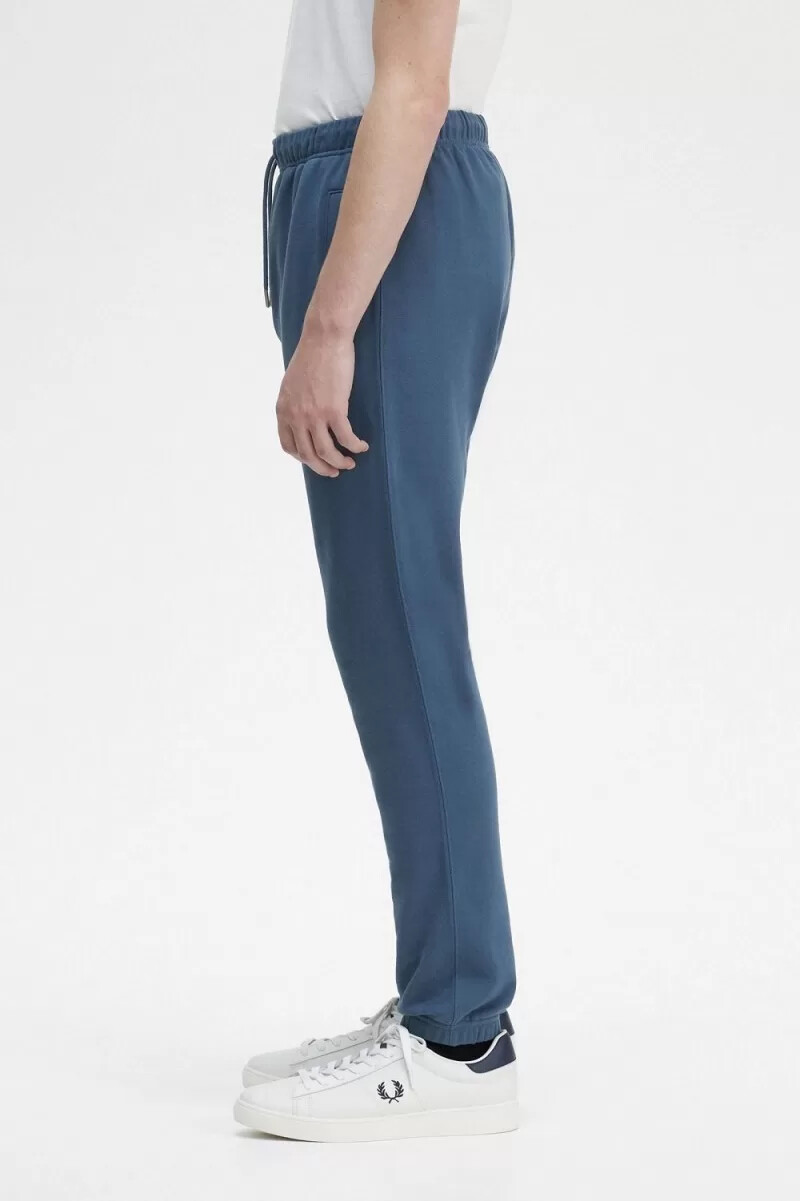 fred perry loopback sweat mens pants midnight blue
