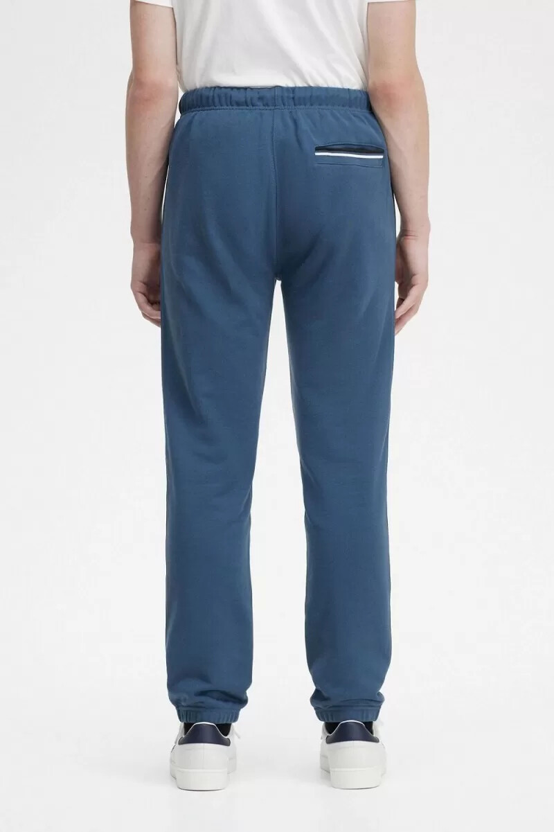 fred perry loopback sweat mens pants midnight blue