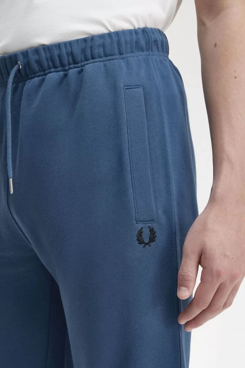fred perry loopback sweat mens pants midnight blue