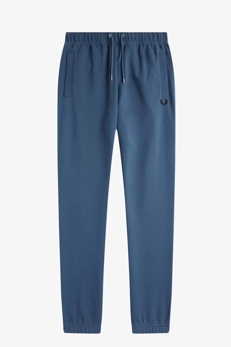 fred perry loopback sweat mens pants midnight blue