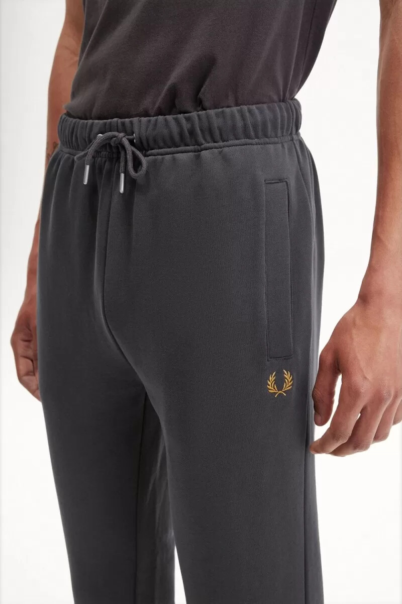 fred perry loopback sweat mens pants anchor grey dark coffee