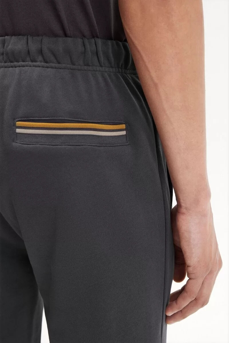 fred perry loopback sweat mens pants anchor grey dark coffee