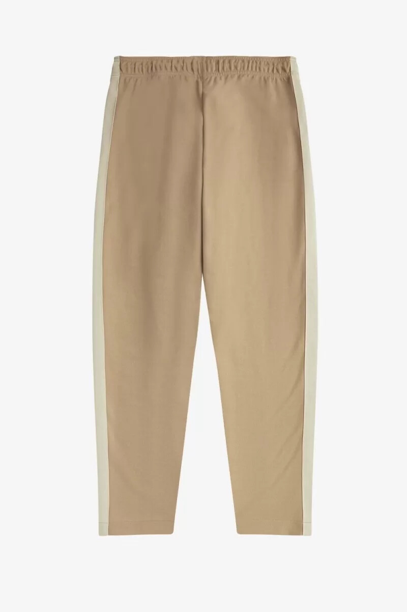 fred perry tape detail track mens pants green