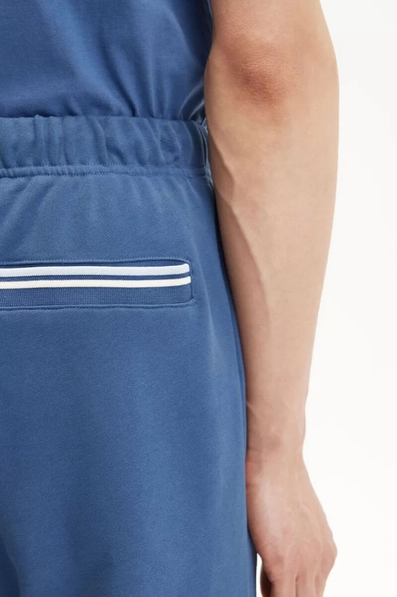 fred perry loopback sweat mens pants midnight blue light aqua
