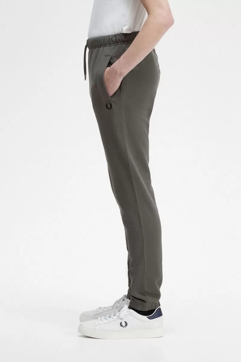 fred perry loopback sweat mens pants field green