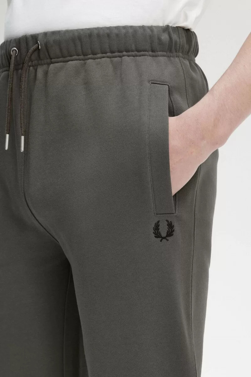 fred perry loopback sweat mens pants field green