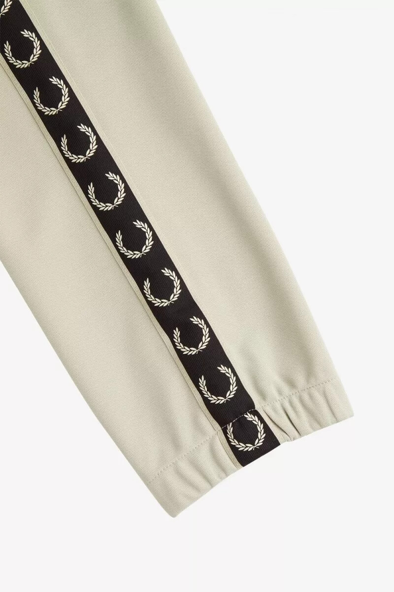 fred perry taped track mens pants light mint black