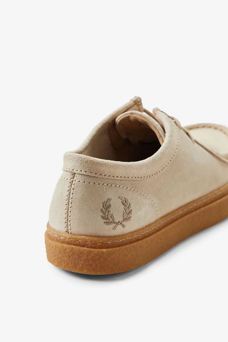 fred perry low dawson mens plimsolls oatmeal