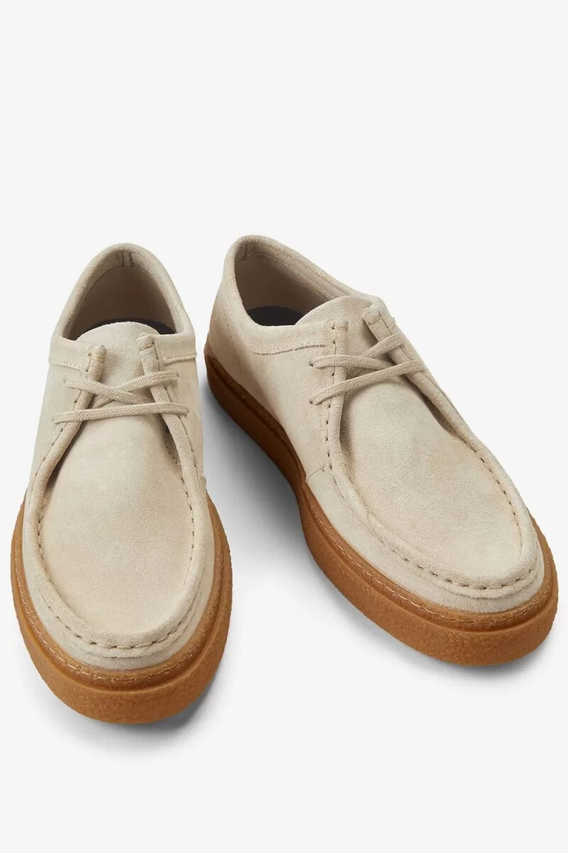 fred perry low dawson mens plimsolls oatmeal