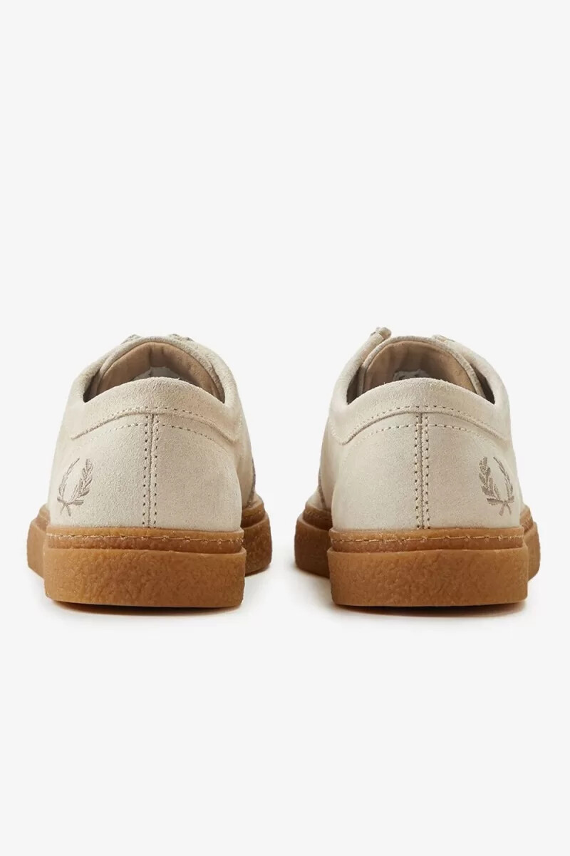 fred perry low dawson mens plimsolls oatmeal