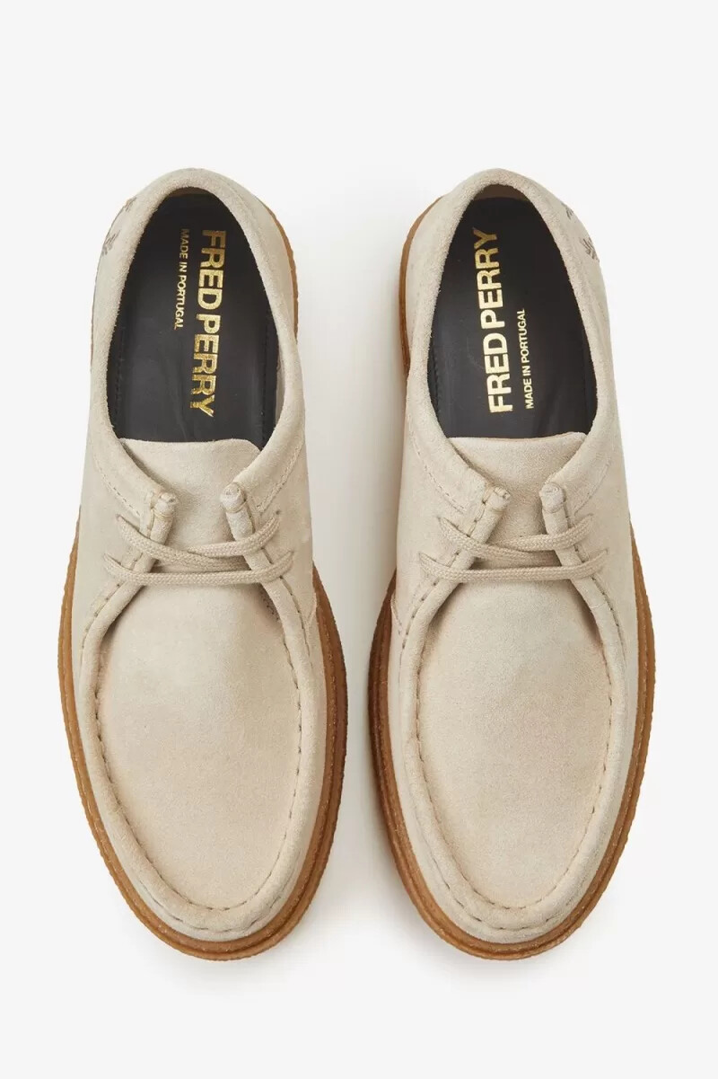 fred perry low dawson mens plimsolls oatmeal