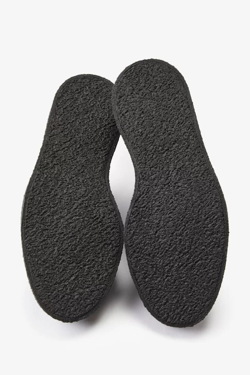 fred perry canvas monkey mens plimsolls black