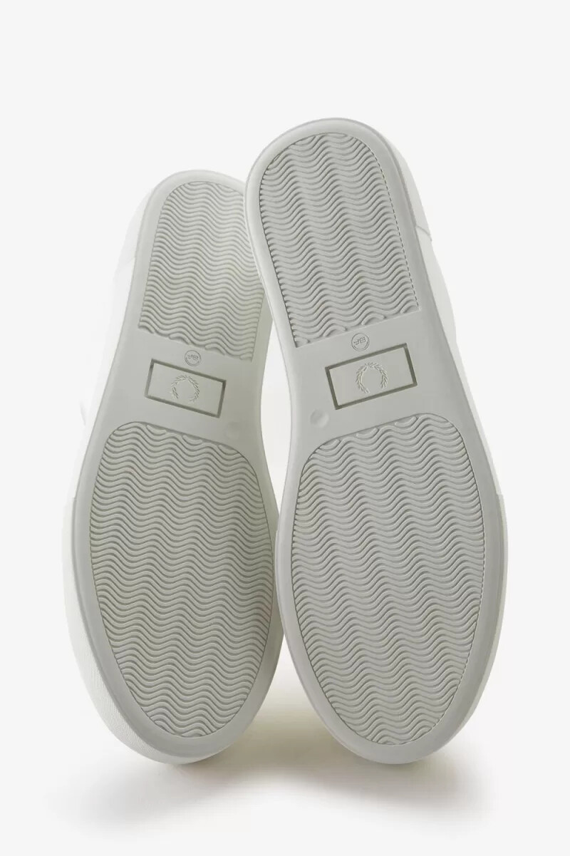 fred perry b80 vegan mens plimsolls white