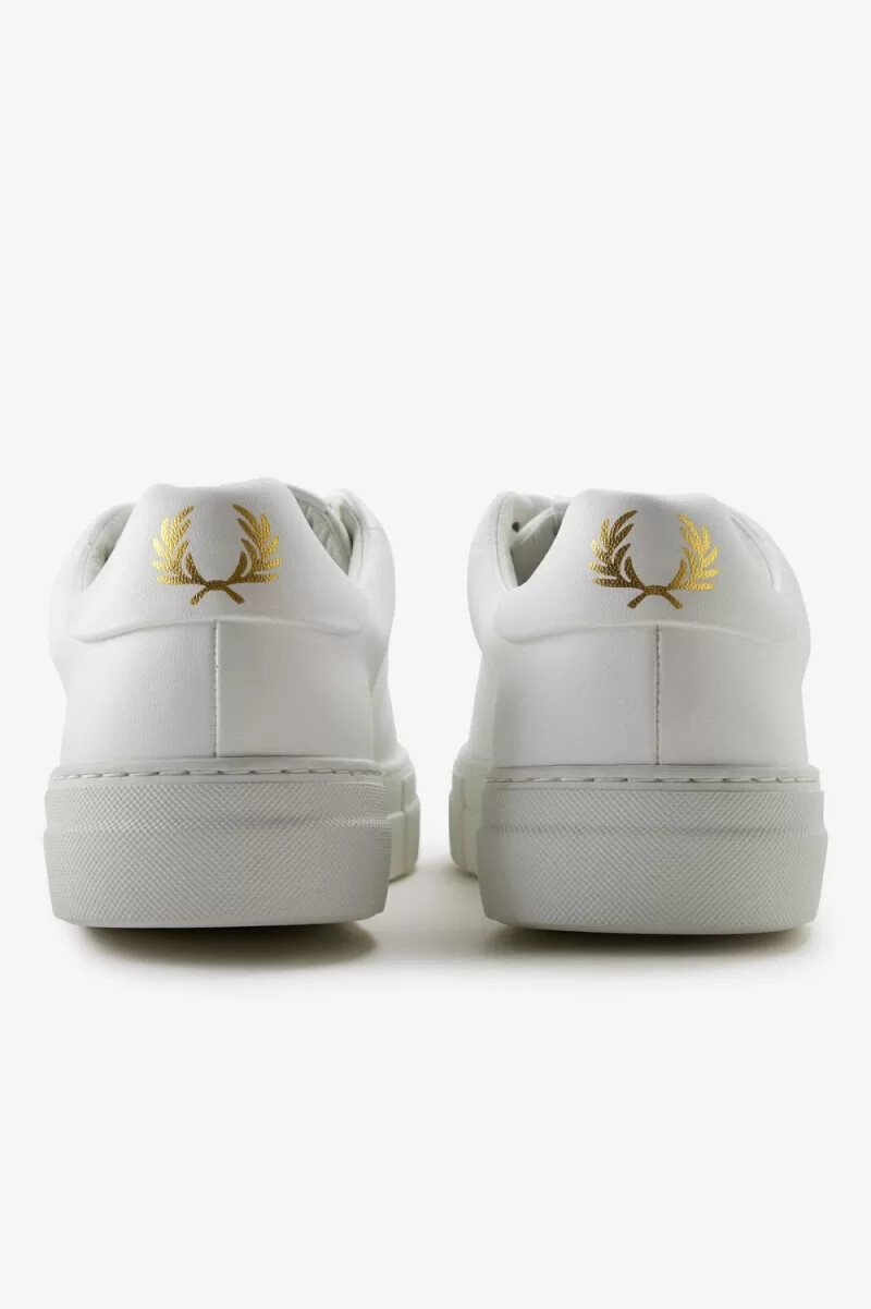 fred perry b80 vegan mens plimsolls white