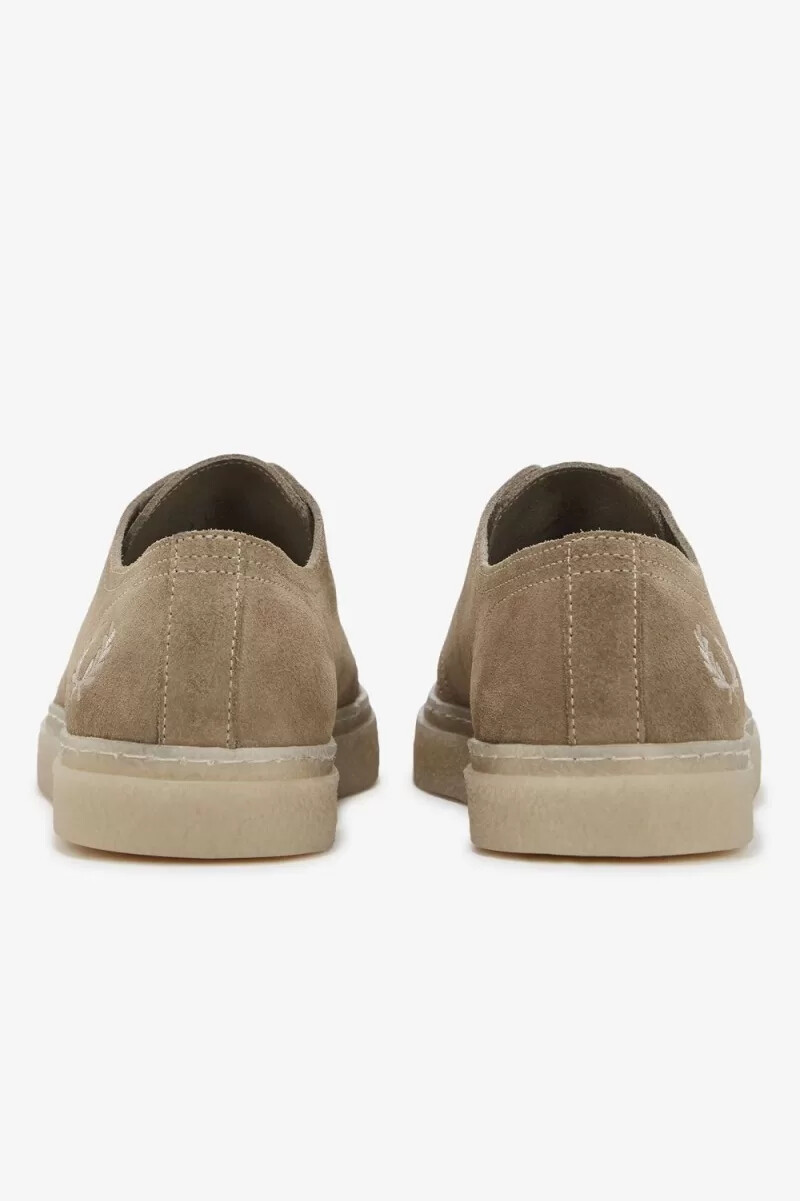 fred perry linden mens plimsolls warm grey