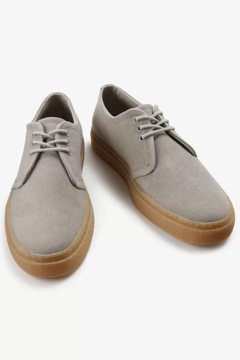 fred perry linden mens plimsolls light mint
