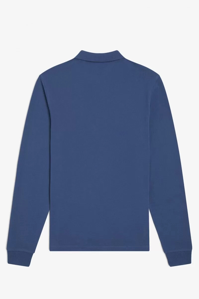 fred perry m6006 mens shirt midnight blue