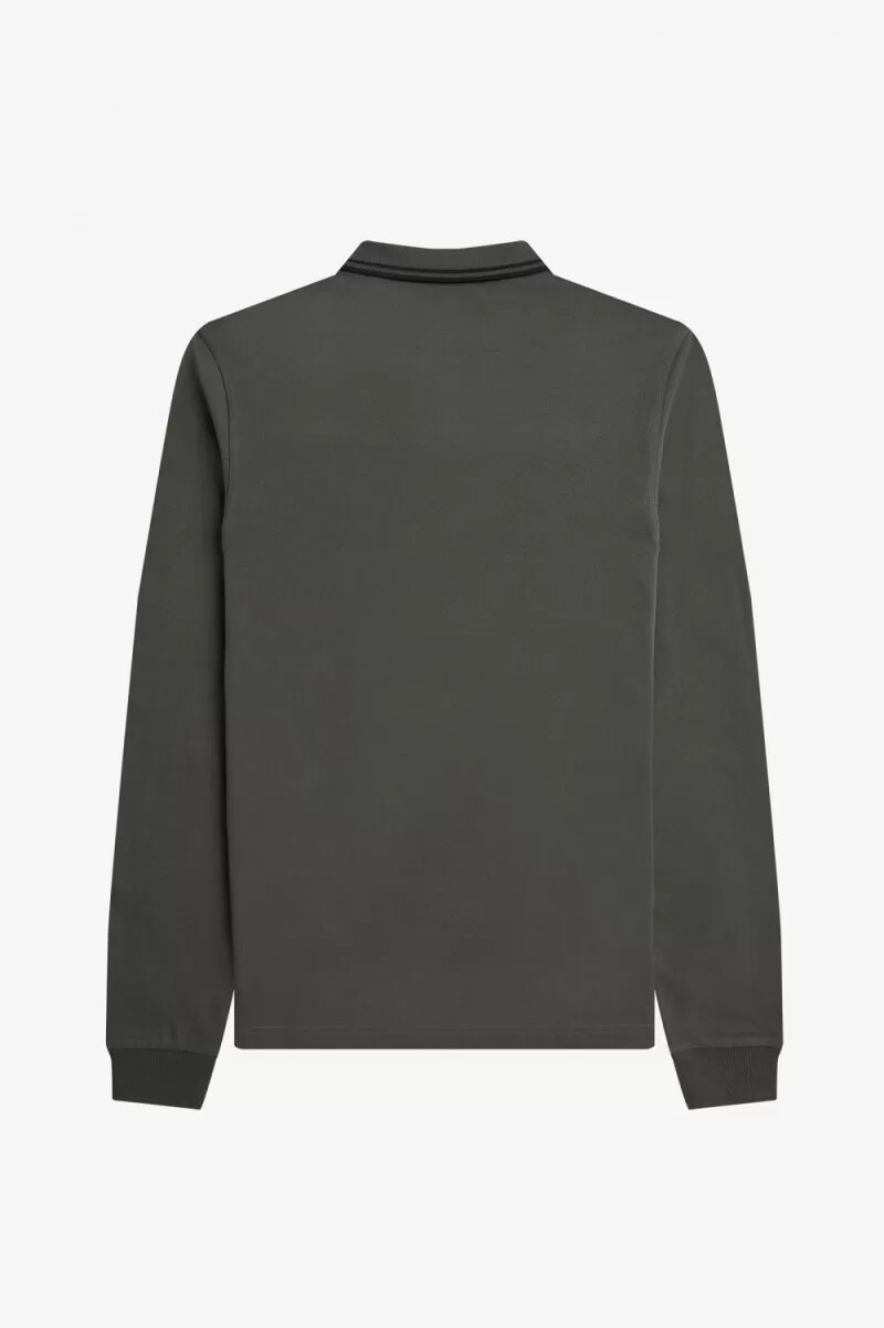 fred perry m3636 mens shirt field green black