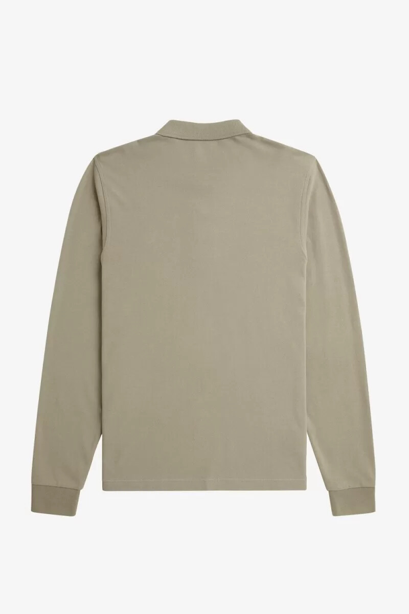 fred perry m6006 mens shirt warm grey dark red