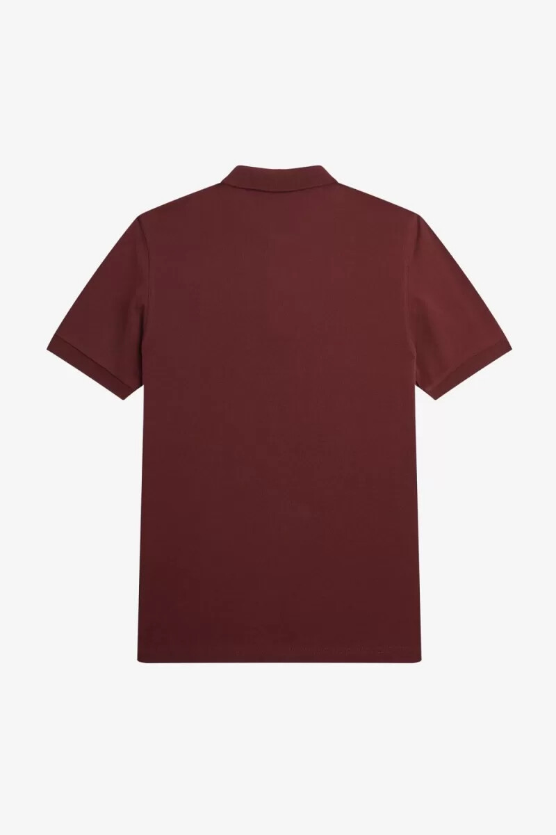 fred perry m6000 mens shirt oxblood beige