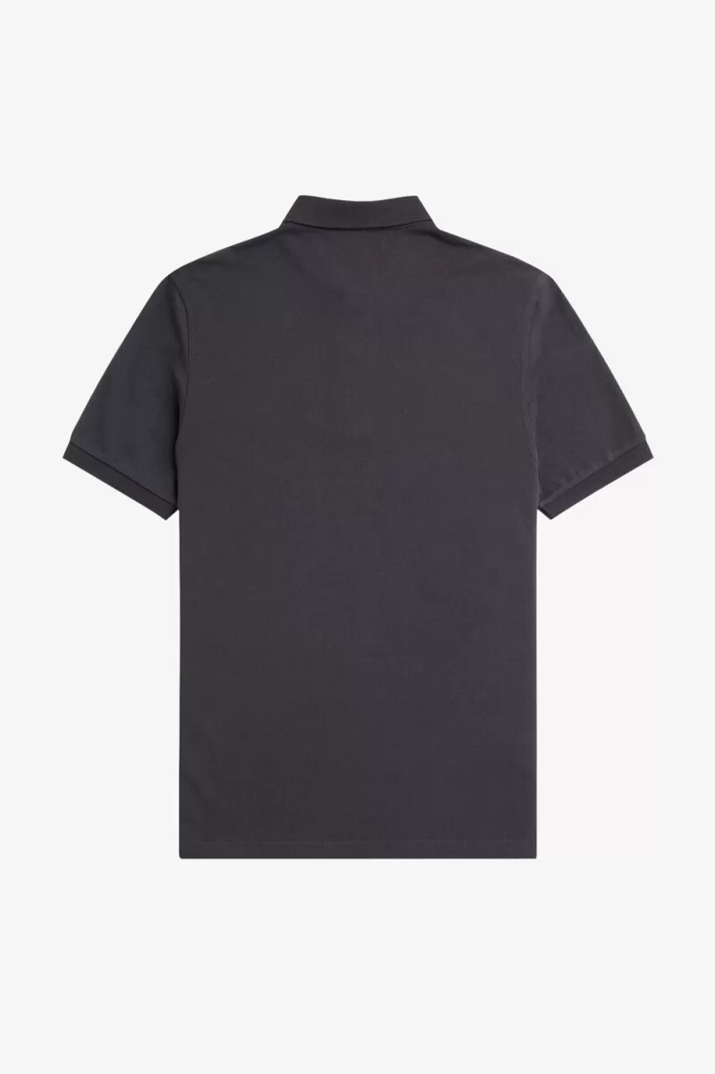 fred perry m6000 mens shirt anchor grey dark coffee